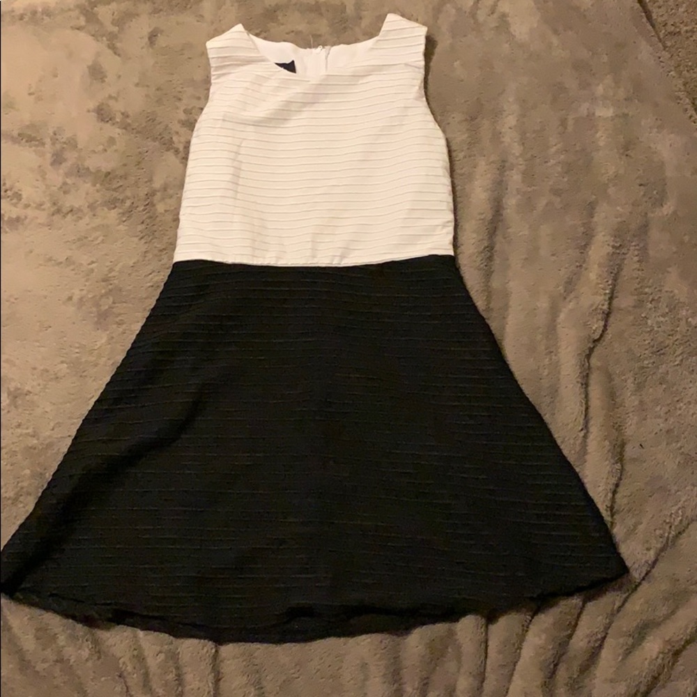 Black and white dress
